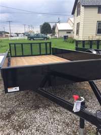 2018 H&H 8X12 Solid Side Utility/Ramp
