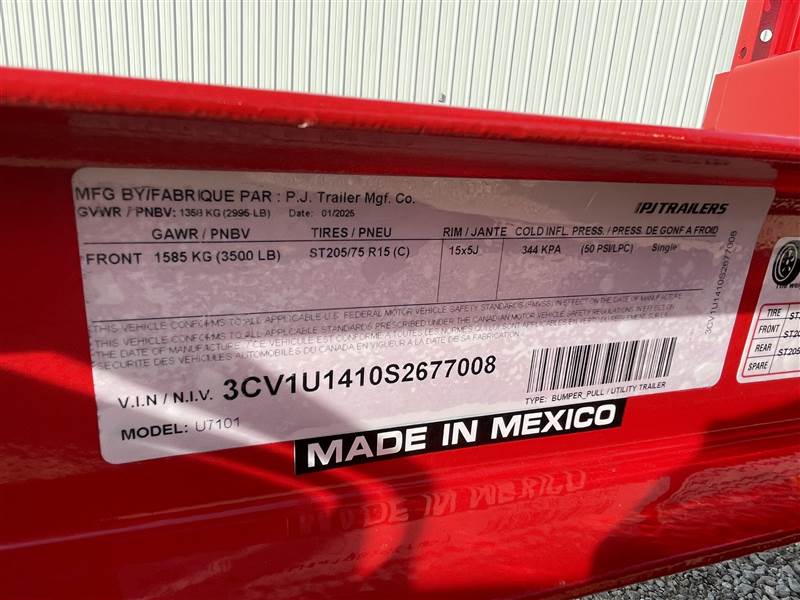 PJ77 x 10' Utility SA BP8