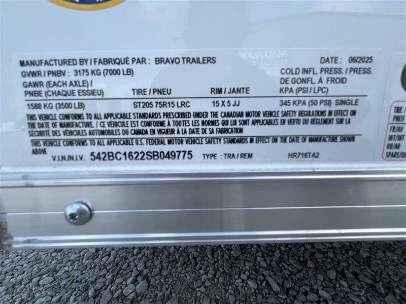 BravoHero 7 x 16' w/ Rear Ramp8