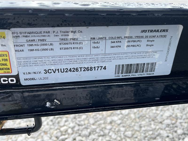 PJ83 X 20' TA 4