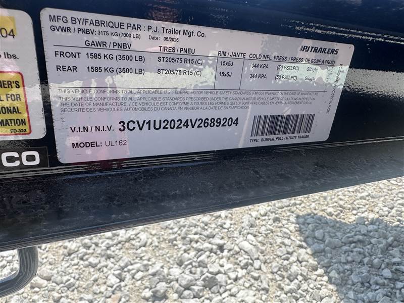 PJ83 x 16' (14+2) TA Utility BP10