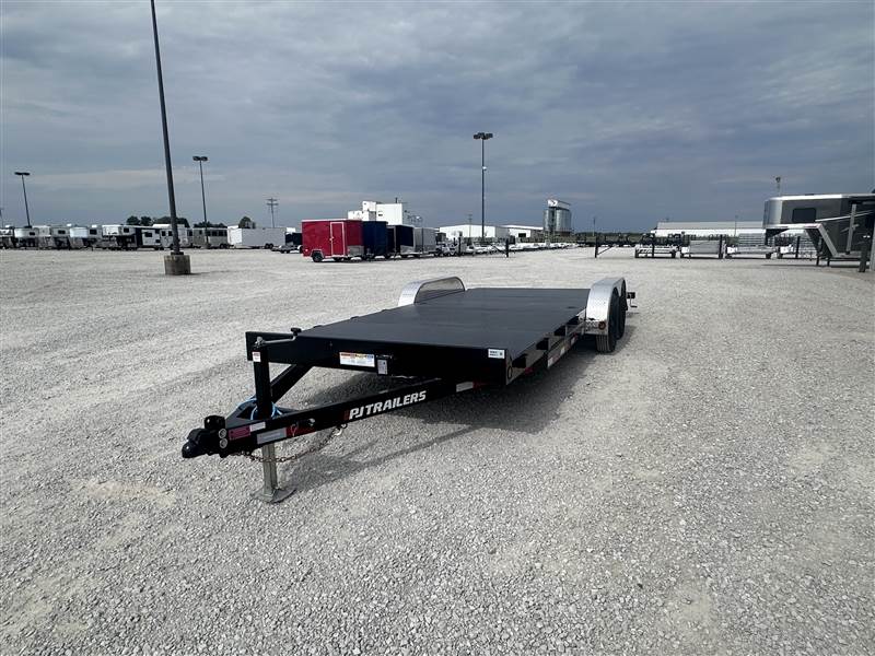 PJ83 x 20' (16+4) TA Steel Deck Car Hauler4