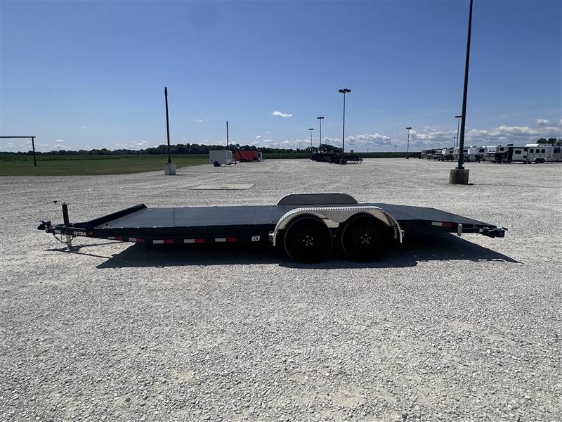 PJ83 x 20' (16+4) TA Steel Deck Car Hauler5