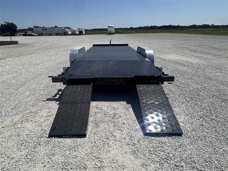 PJ83 x 20' (16+4) TA Steel Deck Car Hauler9