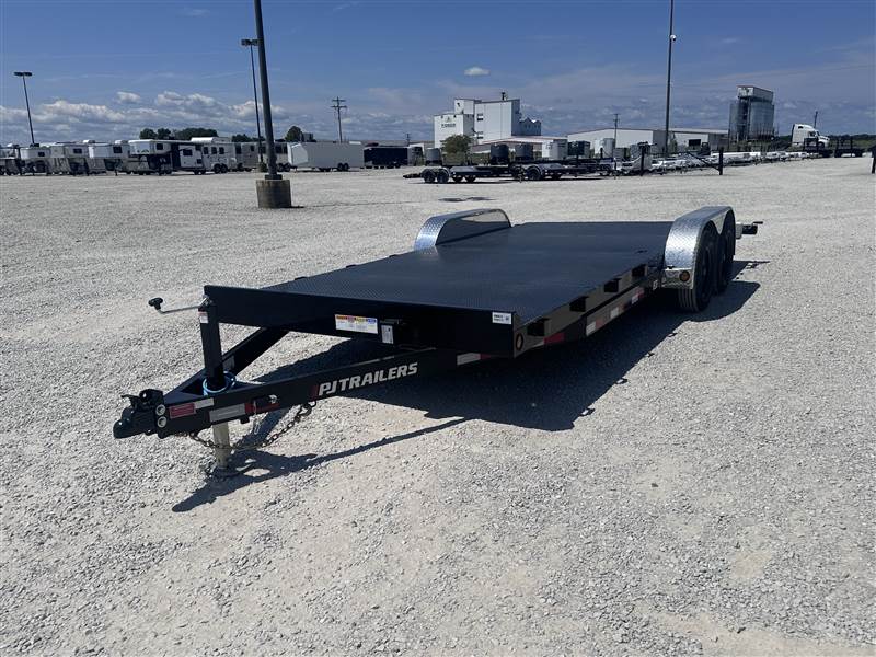 PJ83 x 20' (16+4) TA Steel Deck Car Hauler4