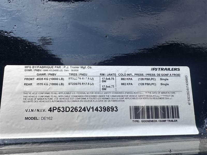 PJ82.5X16' HD Low Pro Dump GN8