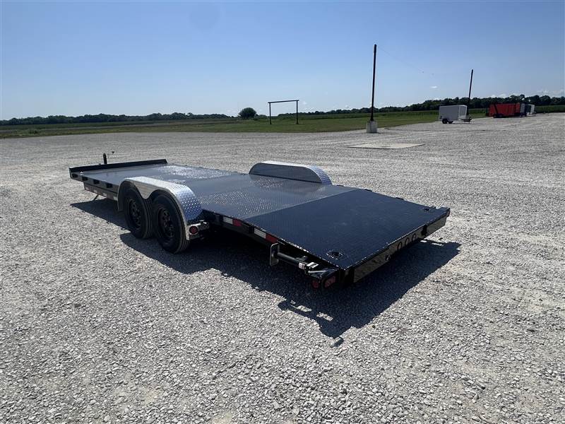PJ83X22 (18+4) TA Steel Deck Car Hauler6
