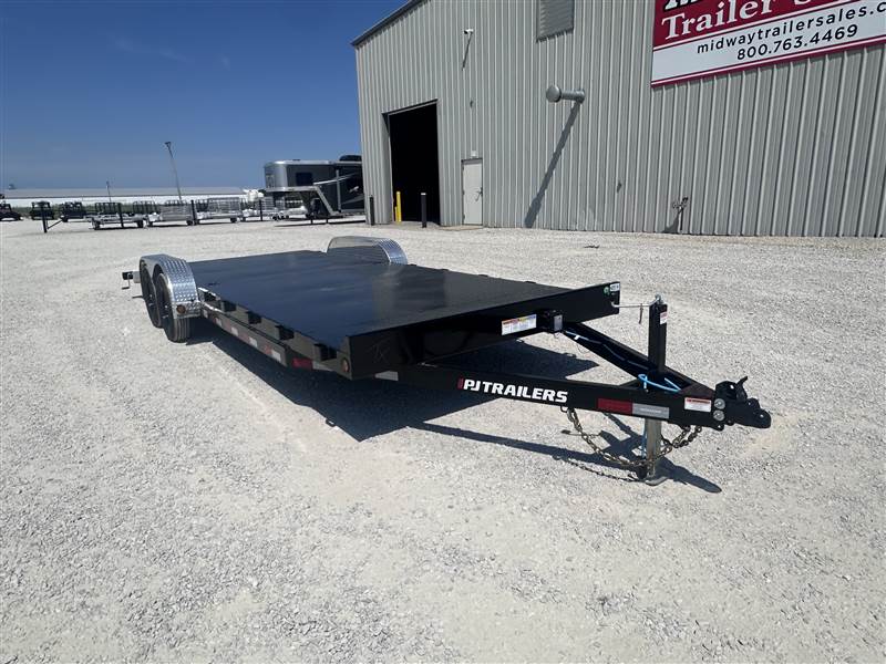 PJ83X22 (18+4) TA Steel Deck Car Hauler2