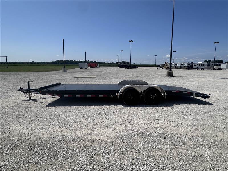 PJ83X22 (18+4) TA Steel Deck Car Hauler5