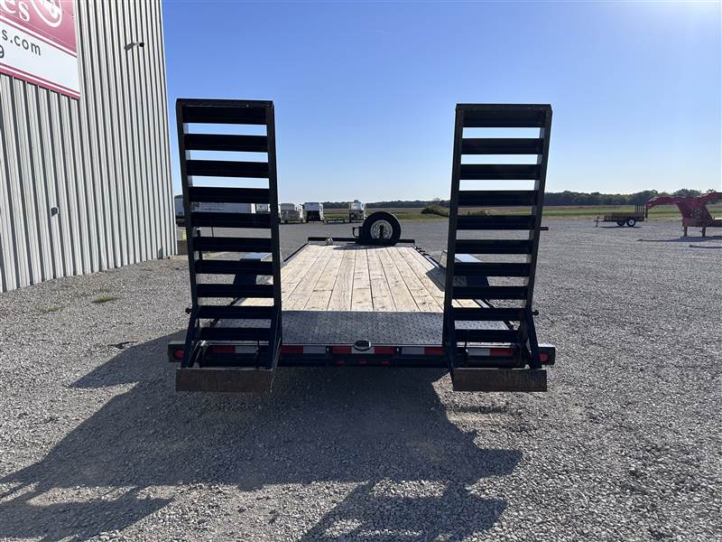 2015 7×22 Equipment Flatbed Trailer photo 9