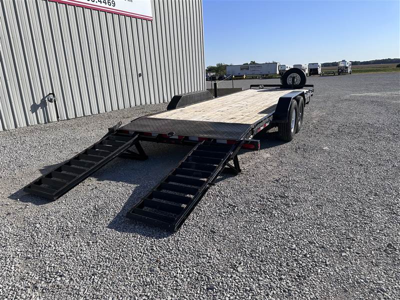 2015 7×22 Equipment Flatbed Trailer photo 8