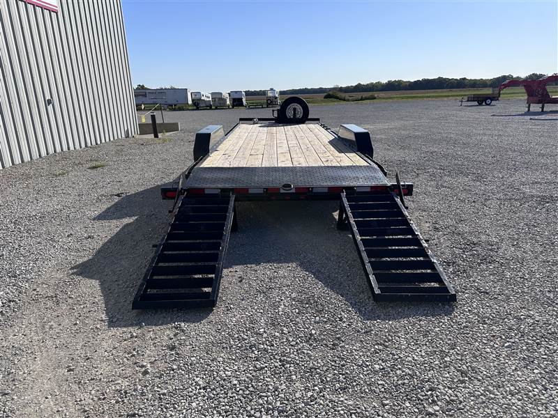2015 7×22 Equipment Flatbed Trailer photo 7