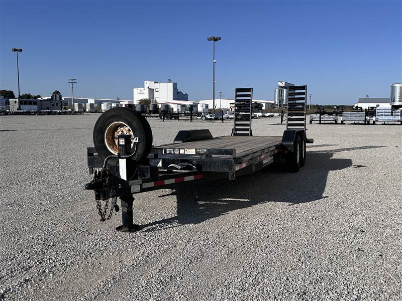 2015 7×22 Equipment Flatbed Trailer photo 4