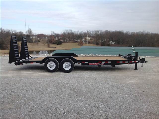 2019 Trailerman 83” x 20’ Contractor's Special W/ Fork Carrier