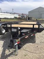 2018 H&H 8 1/2X22 MANUEL TILT WITH OUTRIGGERS/14000 GVWR