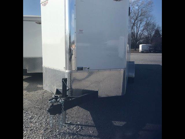 2018 H&H 7X18 V-NOSE CA CARGO/REAR RAMP DOOR