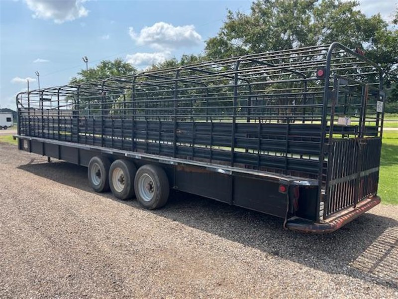 2014 Neckover 36ft bar top livestock trailer