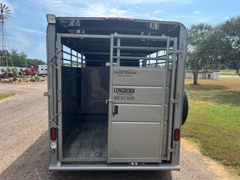 2025 Calico 2025 calico 16' bumper pull stock trailer