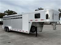2025 4 horse Exiss 24' Horse/ Stock Combo