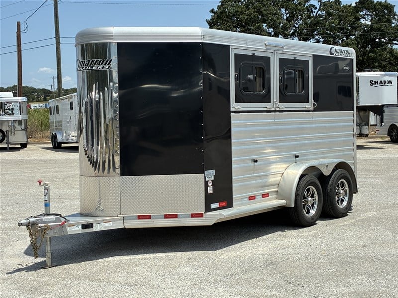 2024 Cimarron 2 Horse Bumper Pull With Tack Room
