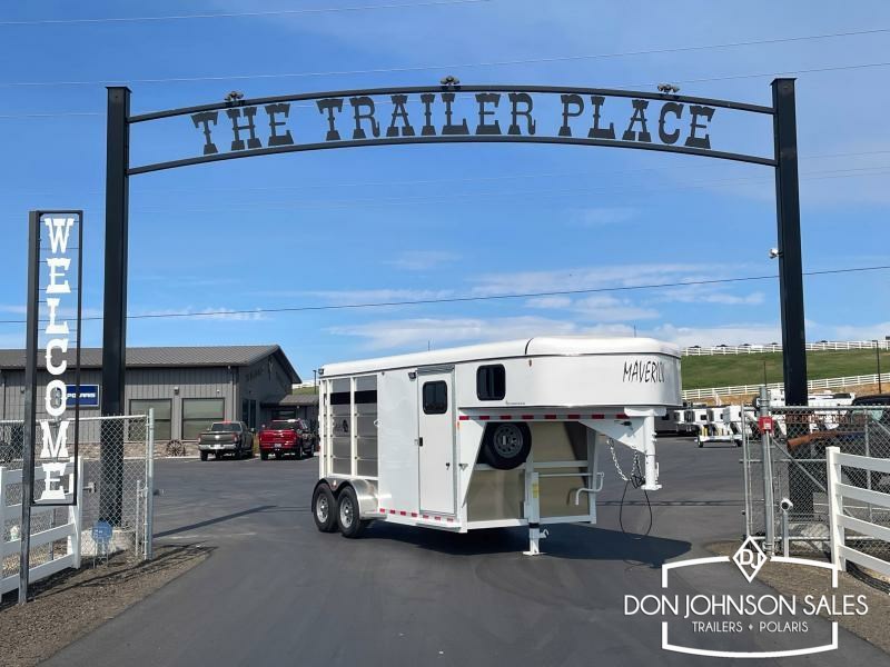 2025 C & B maverick 2 horse gn horse trailer