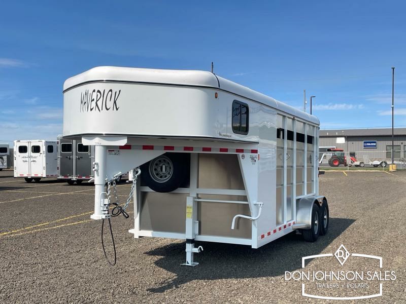 2025 C & B maverick 2 horse gn horse trailer