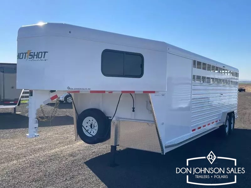 2026 Trails West hotshot gn 7' 6" x 25' w/straight tack pkg
