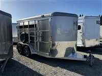 2023 Maverick 14' all aluminum stock bumper pull trailer