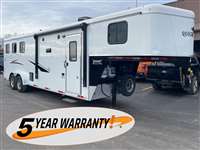 2022 3 horse Bison Quickdraw 7310 with 5-Year Warranty + Big Fridge