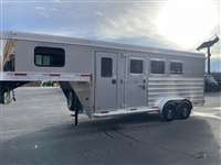 2026 3 horse Merhow 3-Horse 7300 Gooseneck Trailer