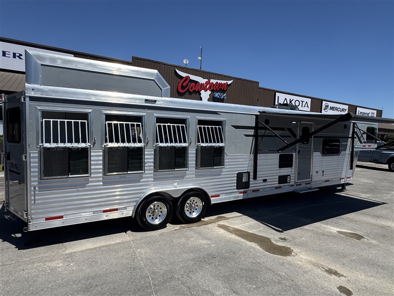 2024 smc 8416 laramie four horse trailer with 2-yr warranty