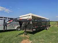 2020 W-W canvas top gooseneck trailer