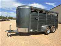 2025 2 horse Calico Calico Bumper Pull 2 Horse Slant With Tack 