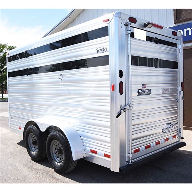 2013 Cimarron 3 Horse Stock Combo Bumper Pull