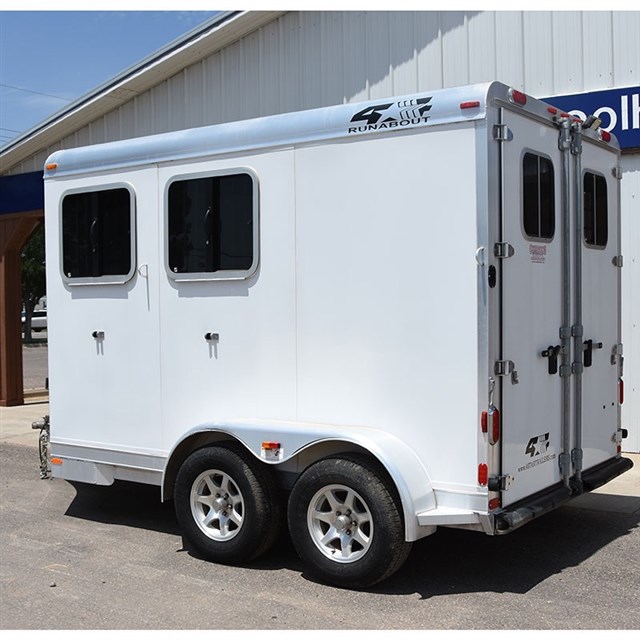 2015 4 Star Bumper Pull Horse Trailer Slant Load