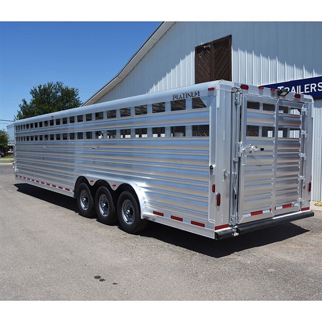 2019 Platinum 28' x 8' Stock Trailer