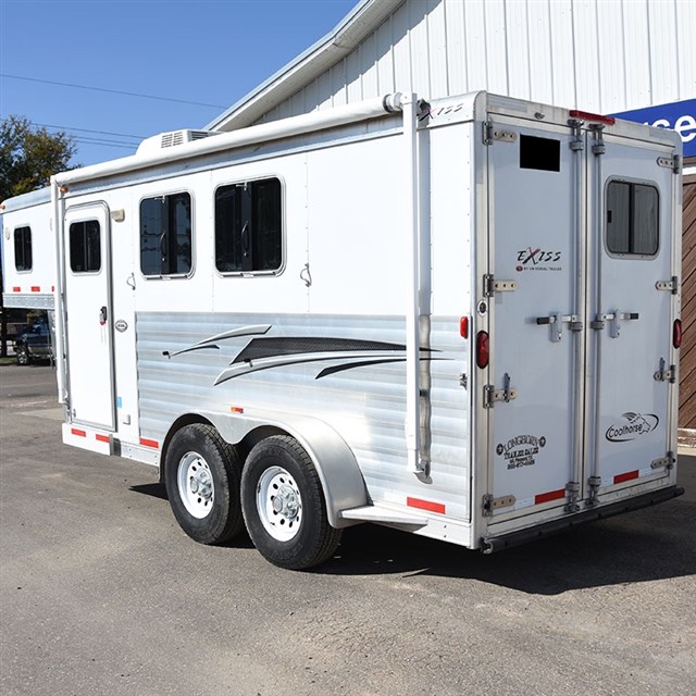2013 Exiss 2 Horse Trailer 4' LQ