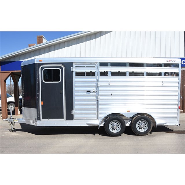 2019 Exiss Express STC 16' Stock Combo Bumper Pull Trailer