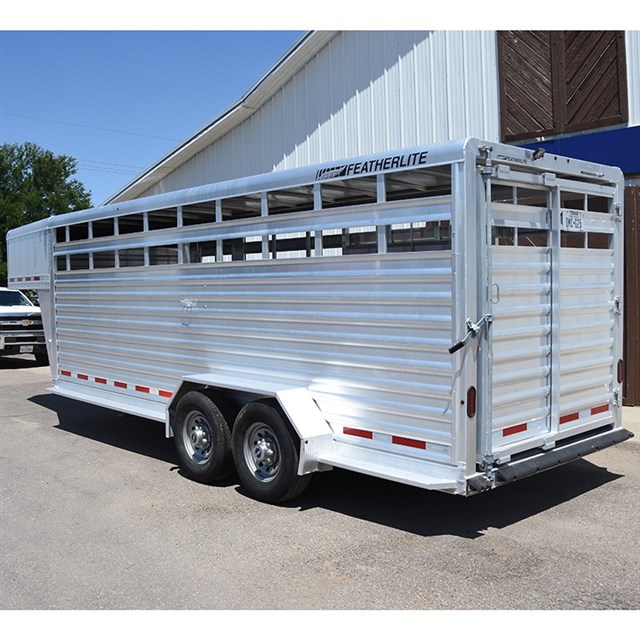 2016 Featherlite 20' Stock Trailer