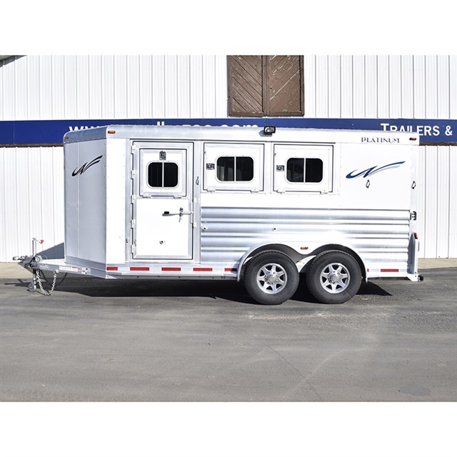 2019 Platinum 3 Horse Bumper Pull Horse Trailer