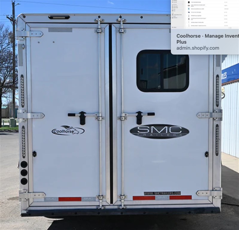 2021 SMC 3 Horse 13' Living Quarter Trailer