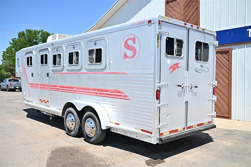 1998 Exiss 1998 exiss 3 horse gooseneck horse trailer