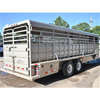 2017 GR 24' stock trailer, hard top