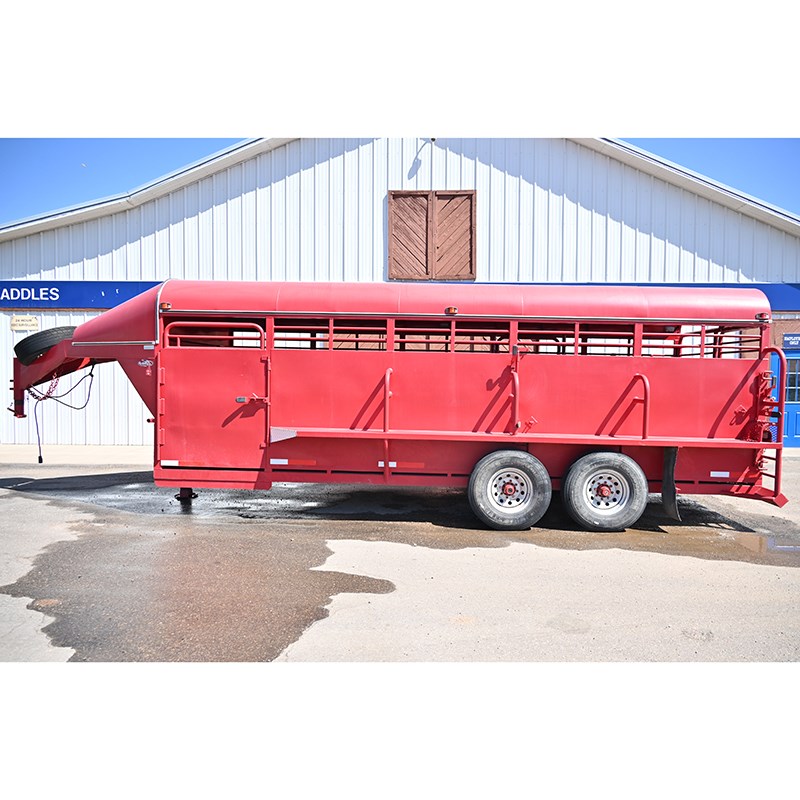 2011 Hughes 6'8"x20' trailers stock trailer