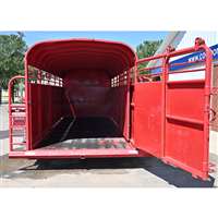 2011 Hughes 6'8"x20' trailers stock trailer