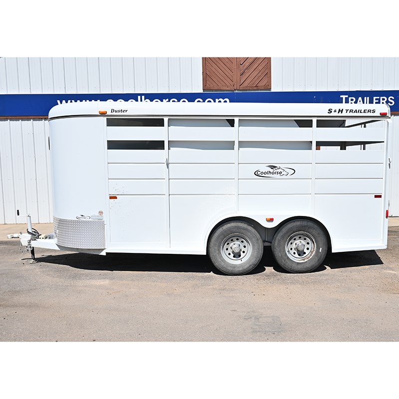 2013 S & H 3 horse slant bumper pull horse trailer