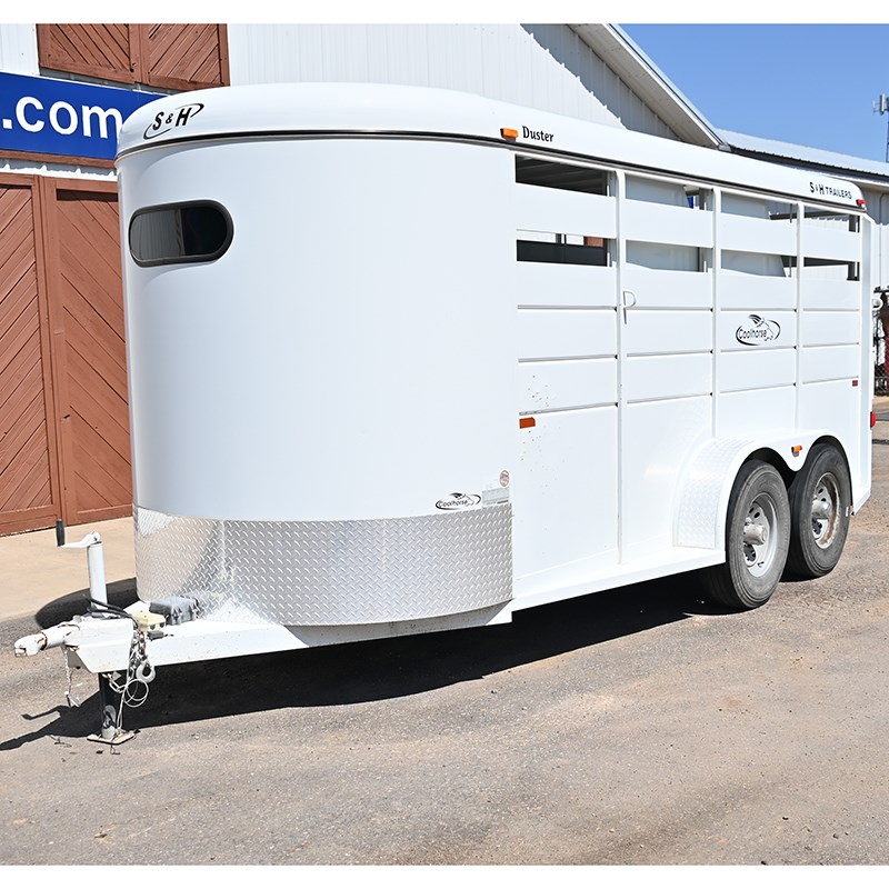 2013 S & H 3 horse slant bumper pull horse trailer