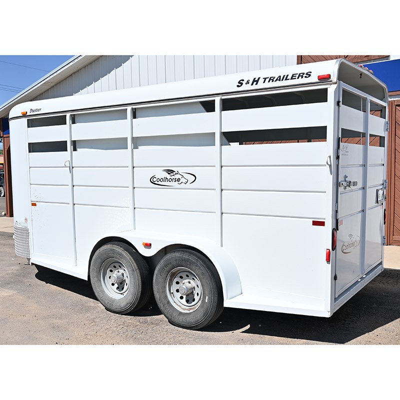 2013 S & H 3 horse slant bumper pull horse trailer