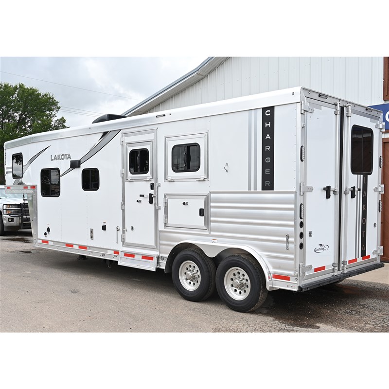 2026 Lakota charger 2 horse trailer 8' wide with 9' lq