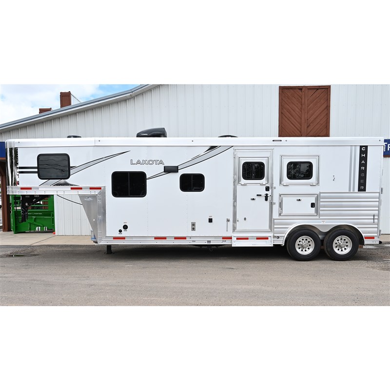 2026 Lakota charger 2 horse trailer 8' wide with 9' lq